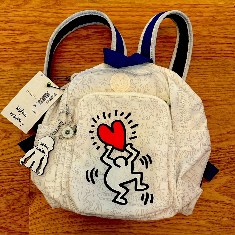 Brand new mini Kipling, Keith Haring mini backpack